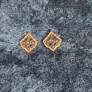 Kendra Scott Rose Gold Filigree Earrings
